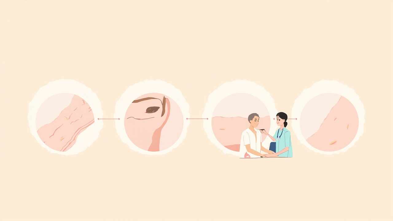 Cutaneous T-cell lymphomas care navigation illustration
