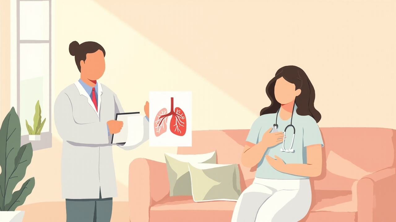 Idiopathic Pulmonary Arterial Hypertension care navigation illustration